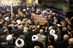 مراسم تشییع پیکر مرحوم حجت الاسلام والمسلمین سید هاشم رسولی محلاتی