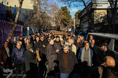 مراسم تشییع پیکر مرحوم حجت الاسلام والمسلمین سید هاشم رسولی محلاتی