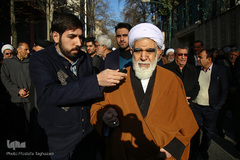 مراسم تشییع پیکر مرحوم حجت الاسلام والمسلمین سید هاشم رسولی محلاتی