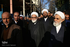 مراسم تشییع پیکر مرحوم حجت الاسلام والمسلمین سید هاشم رسولی محلاتی