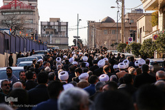 مراسم تشییع پیکر مرحوم حجت الاسلام والمسلمین سید هاشم رسولی محلاتی