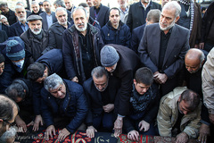 مراسم تشییع پیکر مرحوم حجت الاسلام والمسلمین سید هاشم رسولی محلاتی