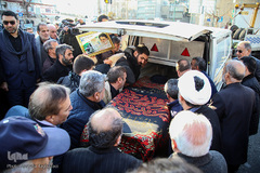 مراسم تشییع پیکر مرحوم حجت الاسلام والمسلمین سید هاشم رسولی محلاتی