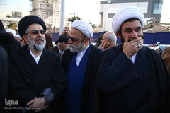 مراسم تشییع پیکر مرحوم حجت الاسلام والمسلمین سید هاشم رسولی محلاتی