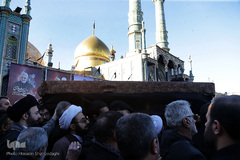 مراسم تشییع پیکر مرحوم آیت الله رسولی محلاتی در شهر مقدس قم
