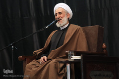 مجلس ترحیم آیت‌الله رسولی محلاتی در شبستان امام خمینی(ره) حرم حضرت معصومه(س)