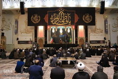 مجلس ترحیم آیت‌الله رسولی محلاتی در شبستان امام خمینی(ره) حرم حضرت معصومه(س)