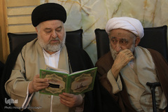 مجلس ترحیم آیت‌الله رسولی محلاتی در شبستان امام خمینی(ره) حرم حضرت معصومه(س)