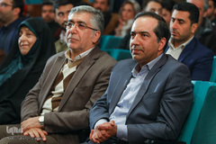 حسین انتظامی، رئیس سازمان سینمایی،‌ حمیدرضا طیبی، رئیس جهاددانشگاهی