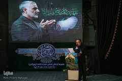 علی اکبر حنیفی در مراسم بزرگداشت شهید سپهبد قاسم سلیمانی
