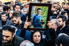 مراسم تشییع پیکرهای مطهر شهدای سقوط هواپیمای اوکراینی در همدان و اصفهان