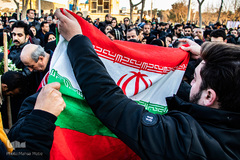 مراسم تشییع پیکرهای مطهر شهدای سقوط هواپیمای اوکراینی در همدان و اصفهان