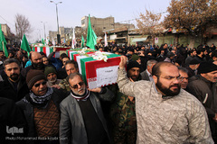 مراسم تشییع پیکرهای مطهر شهدای سقوط هواپیمای اوکراینی در همدان و اصفهان