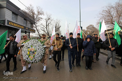 مراسم تشییع پیکرهای مطهر شهدای سقوط هواپیمای اوکراینی در همدان و اصفهان