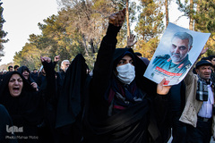 مراسم تشییع پیکرهای مطهر شهدای سقوط هواپیمای اوکراینی در همدان و اصفهان