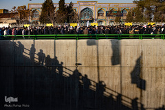 مراسم تشییع پیکرهای مطهر شهدای سقوط هواپیمای اوکراینی در همدان و اصفهان