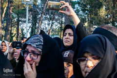 مراسم تشییع پیکرهای مطهر شهدای سقوط هواپیمای اوکراینی در همدان و اصفهان