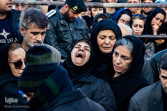 مراسم تشییع پیکرهای مطهر شهدای سقوط هواپیمای اوکراینی در همدان و اصفهان