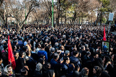 مراسم تشییع پیکرهای مطهر شهدای سقوط هواپیمای اوکراینی در همدان و اصفهان