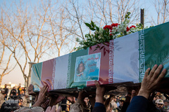 مراسم تشییع پیکرهای مطهر شهدای سقوط هواپیمای اوکراینی در همدان و اصفهان