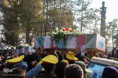 مراسم تشییع پیکرهای مطهر شهدای سقوط هواپیمای اوکراینی در همدان و اصفهان