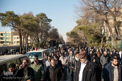 مراسم تشییع پیکرهای مطهر شهدای سقوط هواپیمای اوکراینی در همدان و اصفهان