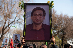 مراسم تشییع پیکرهای مطهر شهدای سقوط هواپیمای اوکراینی در همدان و اصفهان