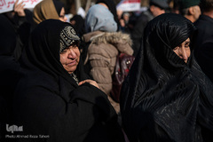 مراسم تشییع پیکرهای مطهر شهدای سقوط هواپیمای اوکراینی در همدان و اصفهان