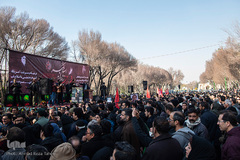 مراسم تشییع پیکرهای مطهر شهدای سقوط هواپیمای اوکراینی در همدان و اصفهان