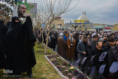 راهپیمایی مردم قم در حمایت از اقتدار نظام اسلامی وسپاه پاسداران