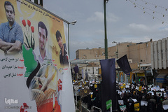 راهپیمایی مردم قم در حمایت از اقتدار نظام اسلامی وسپاه پاسداران