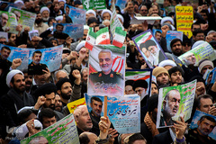 راهپیمایی مردم قم در حمایت از اقتدار نظام اسلامی وسپاه پاسداران