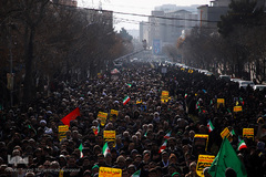 راهپیمایی مردم مشهد در حمایت از اقتدار نظام اسلامی