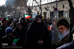راهپیمایی مردم مشهد در حمایت از اقتدار نظام اسلامی