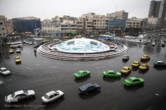 بارش برف زمستانی در تهران