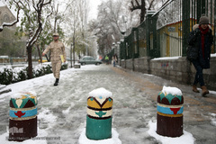 بارش برف زمستانی در تهران