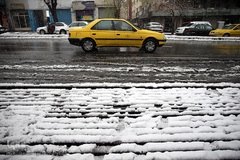 بارش برف زمستانی در تهران