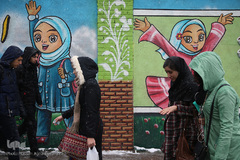 بارش برف زمستانی در تهران