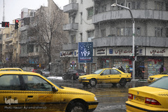 بارش برف زمستانی در تهران