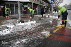 بارش برف زمستانی در تهران