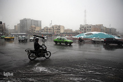 بارش برف زمستانی در تهران