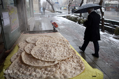 بارش برف زمستانی در تهران