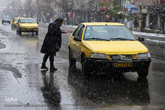 بارش برف زمستانی در تهران
