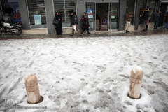 بارش برف زمستانی در تهران