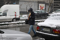 بارش برف زمستانی در تهران