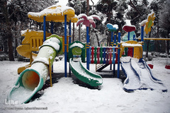 بارش برف زمستانی در تهران