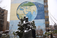 بارش برف زمستانی در تهران