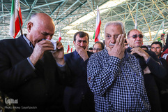 مراسم تشییع پیکر شهید«مجتبی عباس‌نژاد» از شهدای سانحه هوایی در اهواز