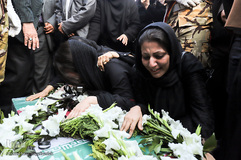 مراسم تشییع پیکر شهید«مجتبی عباس‌نژاد» از شهدای سانحه هوایی در اهواز