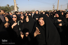 مراسم تشییع پیکر شهید«مجتبی عباس‌نژاد» از شهدای سانحه هوایی در اهواز